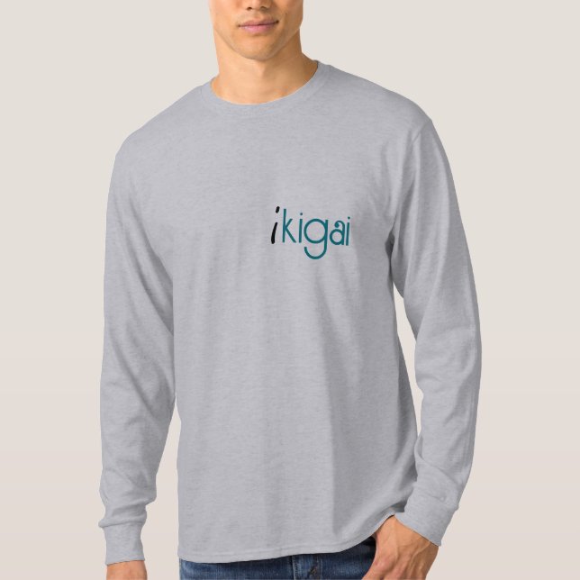 Murugi Porte Un T-shirt Ikigai Long Sleeve De Base (Devant)