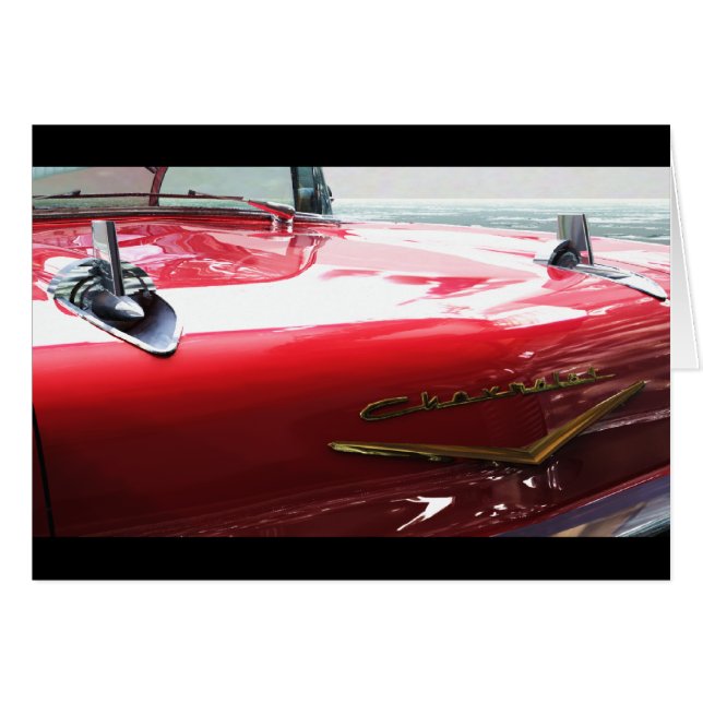 Muscle car Chevrolet 1957 (Devant horizontal)