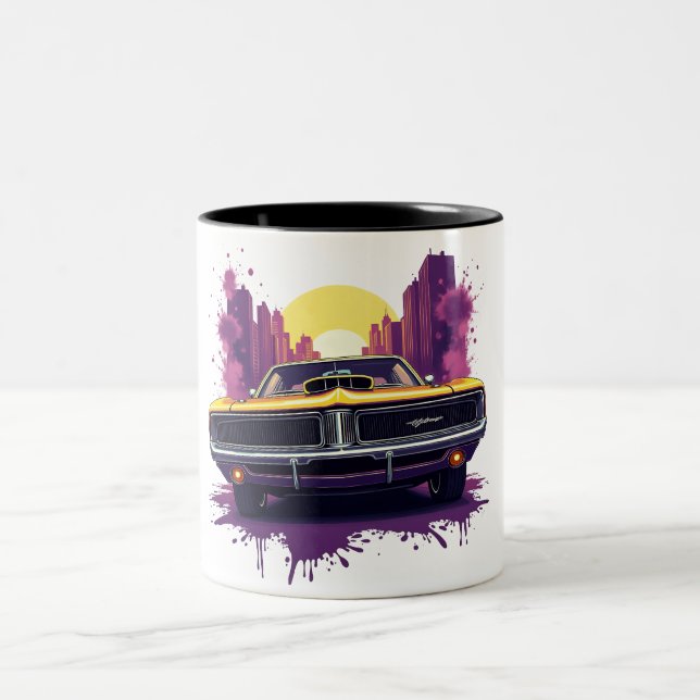 Muscle Car Graffiti Mug (Centre)