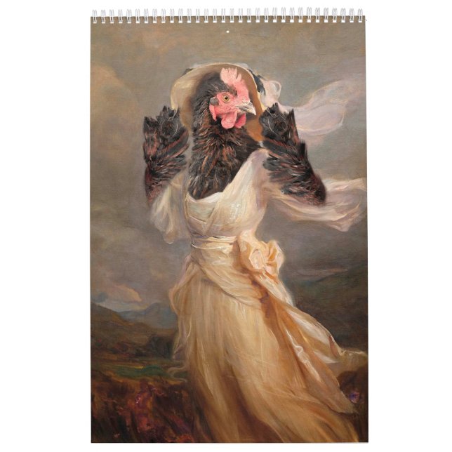 Musée des Beaux-Arts Poulets 2024 Calendrier (Protection)