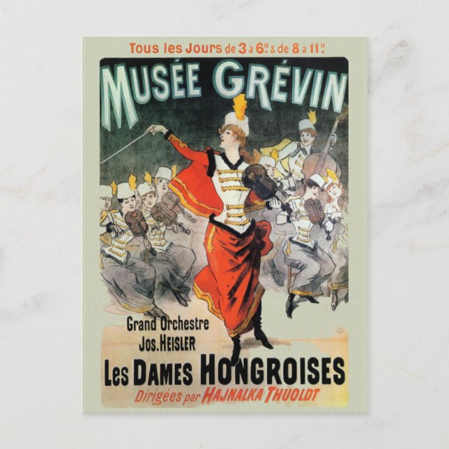 Musee Grevin Reémettre Carte Postale Vintage (Devant)