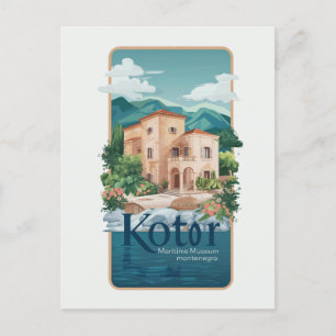 Musée maritime de Kotor Carte postale Voyage #Hist