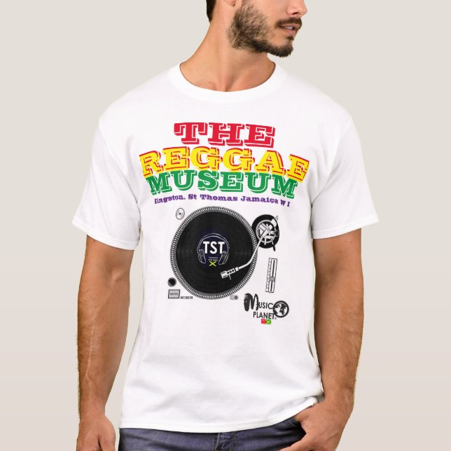 MUSÉE REGGAE  MARCHANDISES T-Shirt Basique pour Ho (Devant)