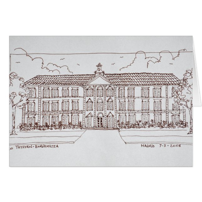 Musée Thyssen-Bornemisza | Madrid, Espagne (Devant horizontal)