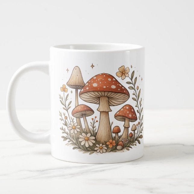Mushroom Magic Mug (Gauche)