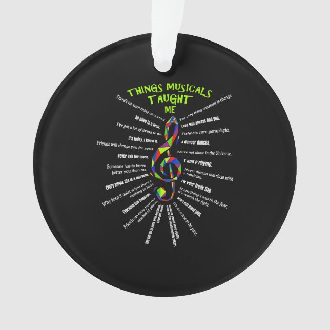 Music Atre Things Musical A Enseigné L'Acteur 3 (devant)