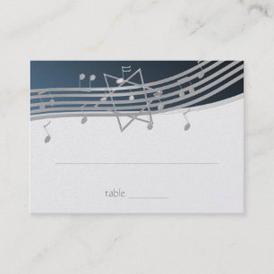 Music Bar Mitzvah Carte de siège