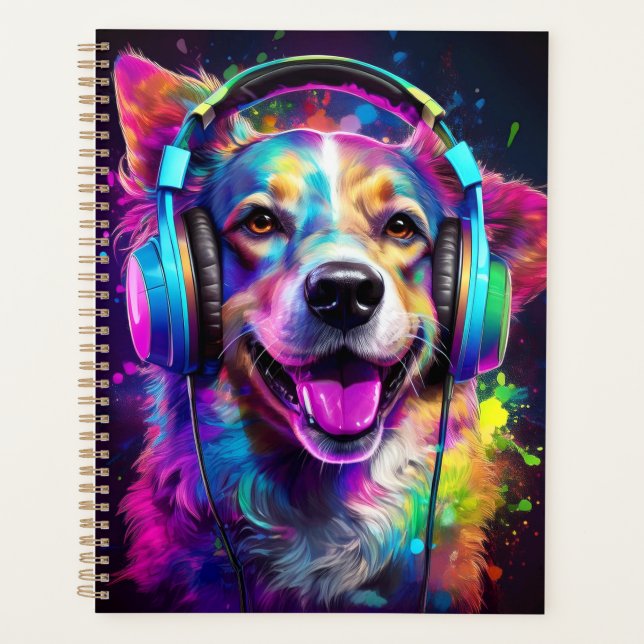 Music lover dog  (Devant)