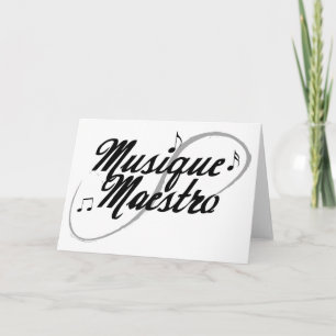 Music Maestro Carte de voeux toutes les occasions