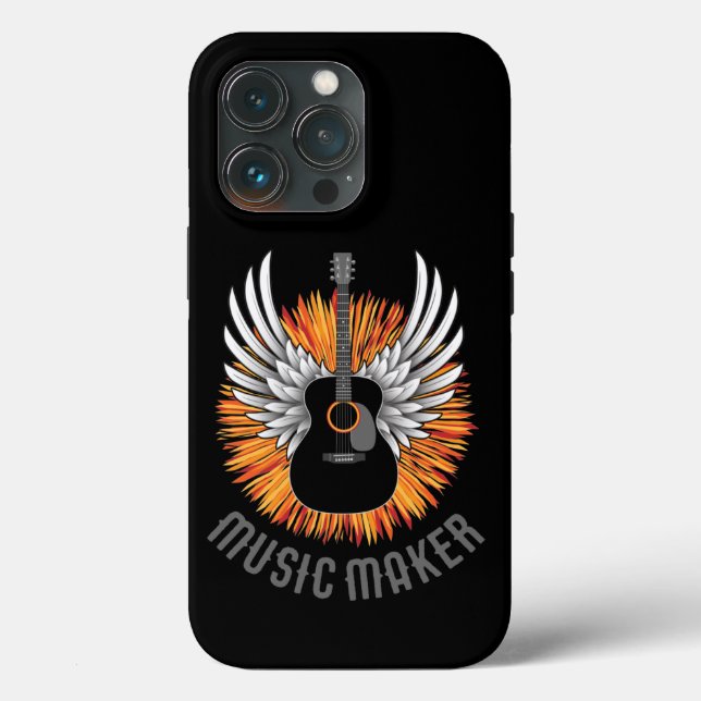 Music Maker (guitariste) Coque-Mate coque iphone (Verso)