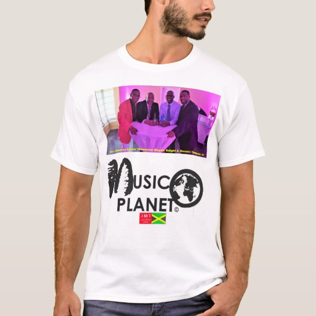 MUSIC PLANET DT WK CR MT T-Shirt de base pour homm (Devant)