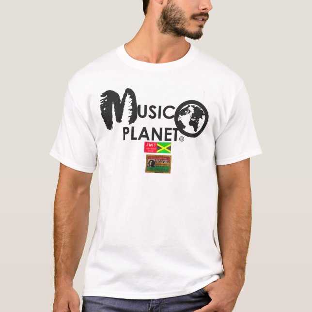 MUSIC PLANET T-shirt homme de base (Devant)