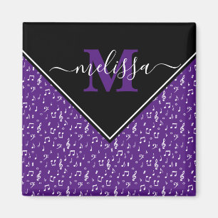 Music symbols personalized  magnet