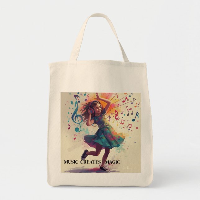 Music Tote Bag (Devant)