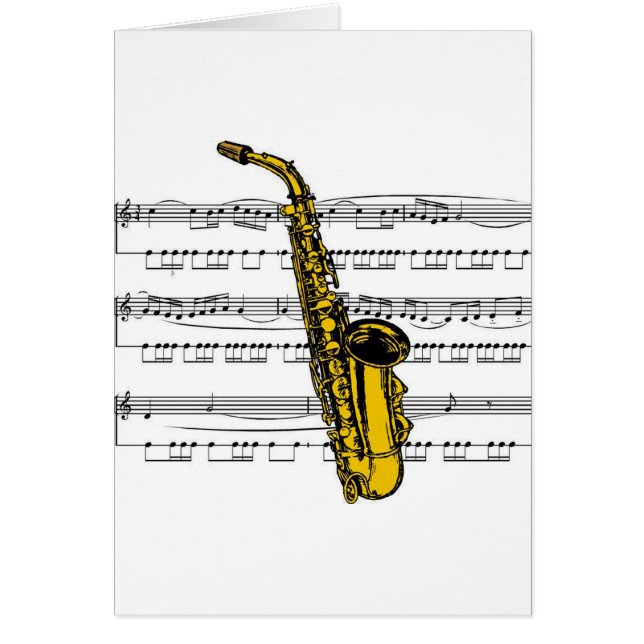 Musical 13 B de saxophone (Devant)