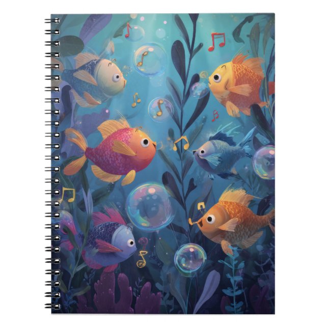 Musical Fish Deep Sea Melody Carnet (Devant)