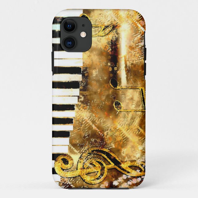 Musical Grunge iPhone 5 Coque (Dos)