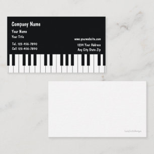 Musicien Carte de visite