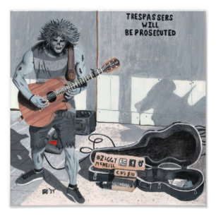 Musicien Zombie Metal Music Imaginaire Photo Impri