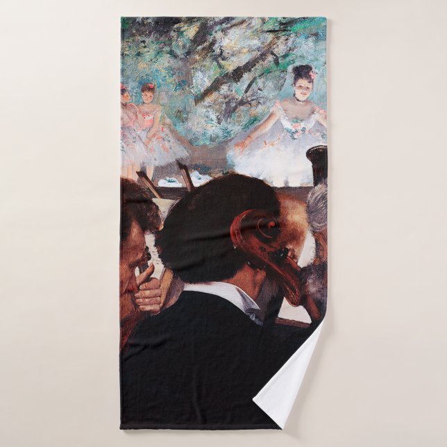 Musiciens d'orchestre, Edgar Degas (Serviette de bain)