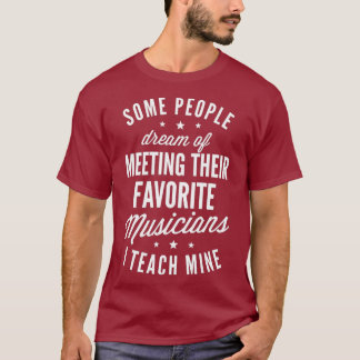 Musiciens préférés J'Enseigne Mine T-shirt Musique