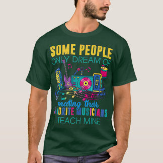 Musiciens préférés J'Enseigne Mine T-shirt Musique