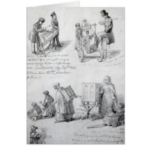Musiciens sur les rues de Londres, 1841-43