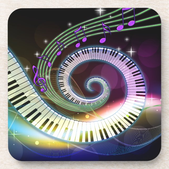 Musique 1 Dessous de verre (Devant)