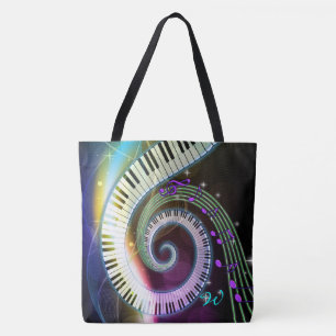 Musique 1 Sac fourre-tout tout-sur-impression
