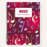 Musique à motifs Composition Livre rouge