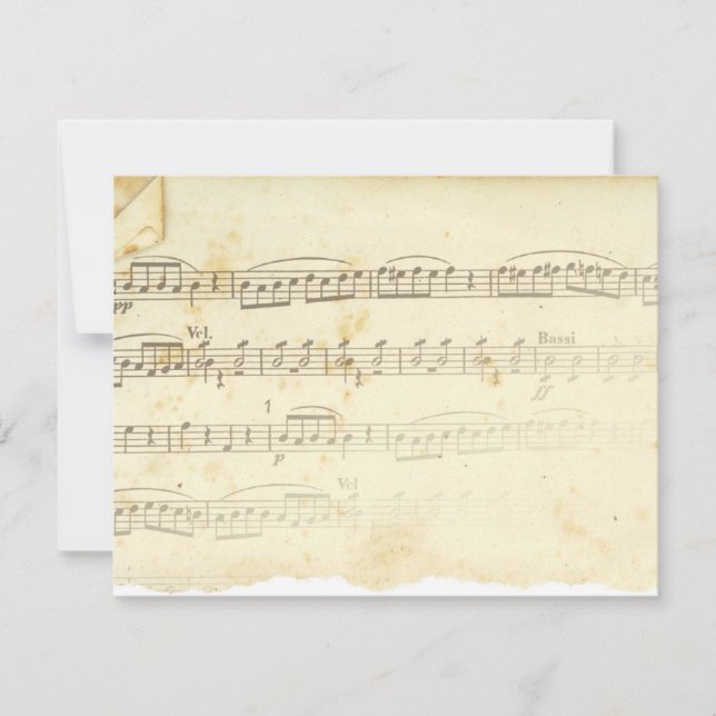 Musique Antique Sheet (Devant)
