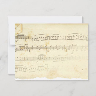 Musique Antique Sheet