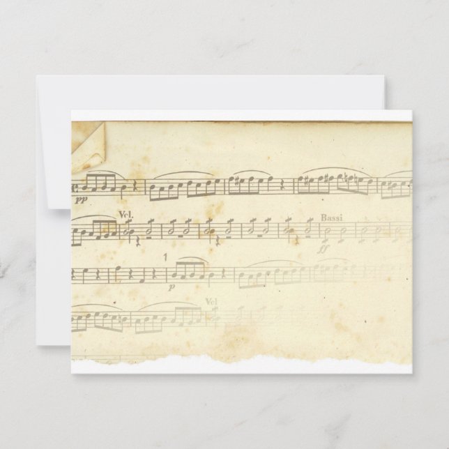Musique Antique Sheet (Devant)