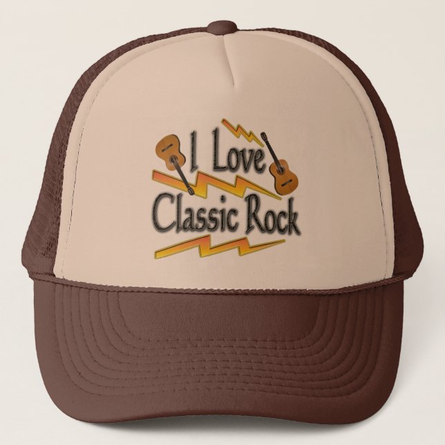 Musique classique rock casquette (J'aime le rock c (Devant)