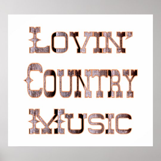 Musique country poster