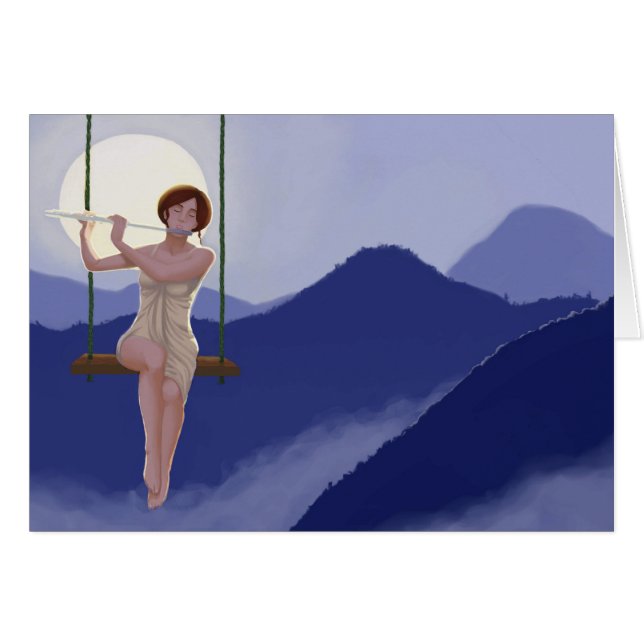 Musique dans la carte de brumes (Devant horizontal)