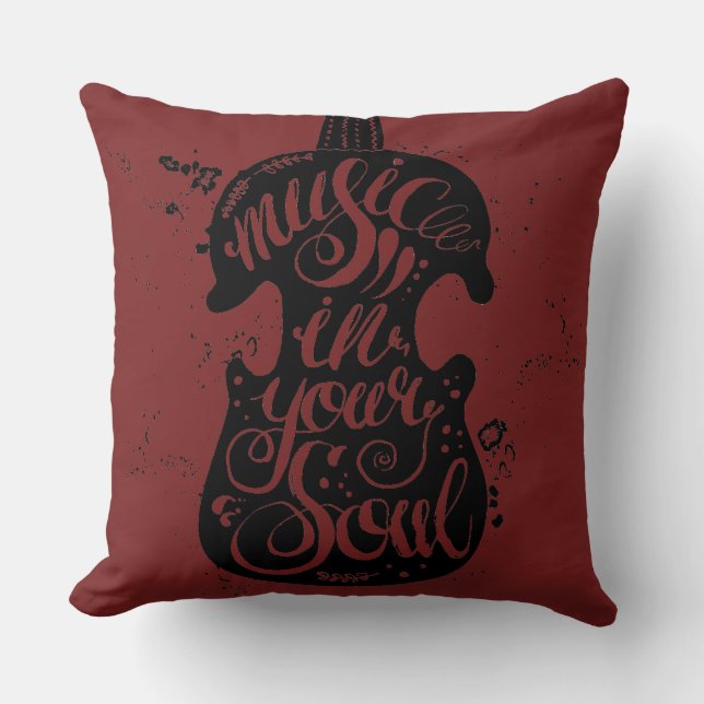 Musique dans votre Coussin Soul Music (Recto)