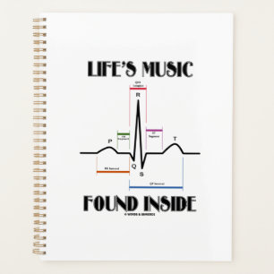 Musique de la vie trouvée dans l'électrocardiogram