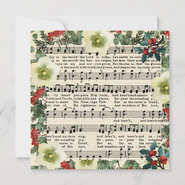 Musique de Noël, Joie au Monde, (Devant)