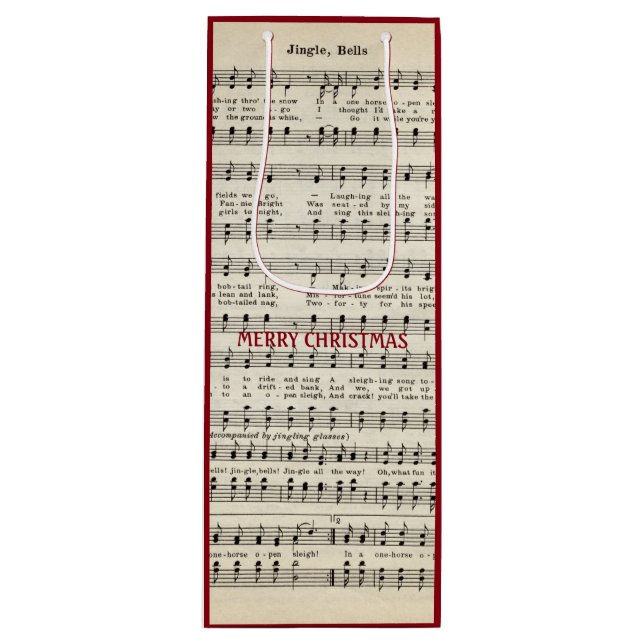 Musique de Noël, Sac cadeau Jingle Bells (Devant)