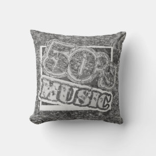 Musique des années 50 vintage - Coussin