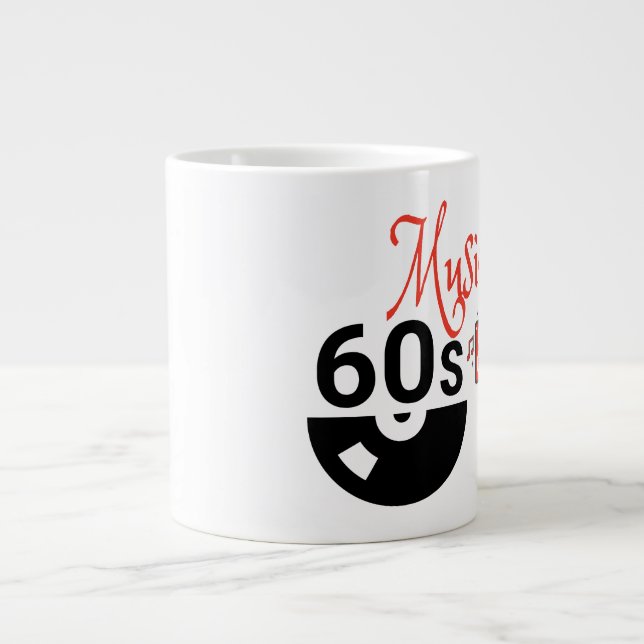 Musique des années 60   - Mug géant (Devant)