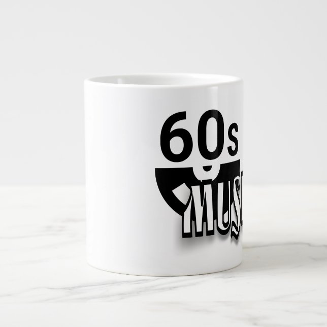 Musique des années 60 - Mug Jumbo (Devant)