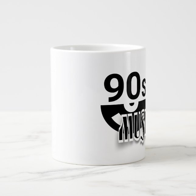 Musique des années 90 - Mug Jumbo (Devant)
