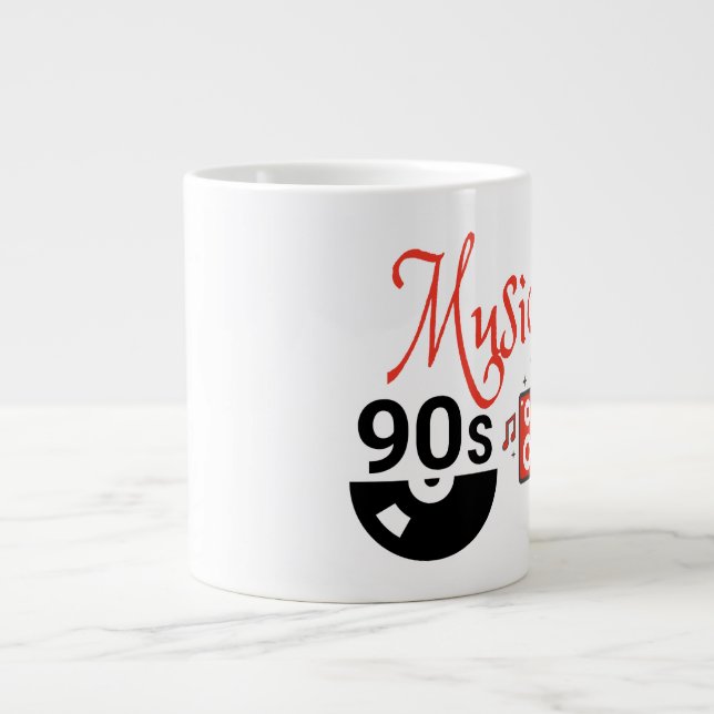 Musique des années 90 - Mug Jumbo (Devant)