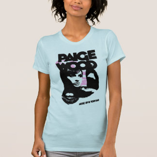 Musique en bois de Paige dans votre T-shirt