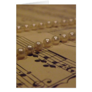 Musique et carte de perles