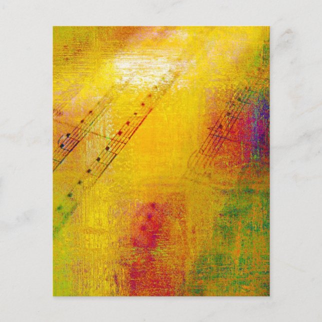 Musique et peinture patinée (Devant)