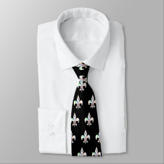 Musique Fleur De Lys Cravate Noire