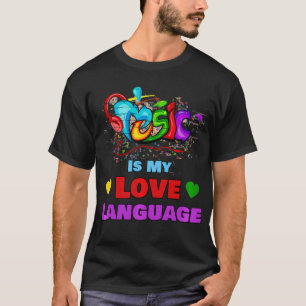 Musique Is My Love Langue Amour Musique Pullover 1
